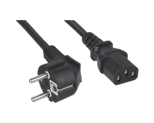 [Cabeus кабели силовые] Cabeus PC-186-VDE-1.0-1.2M Кабель питания компьютера (Schuko+C13) (3x1.0), 1.2 м