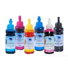 Чернила NV PRINT универсальные на водной основе для Сanon, Epson, НР, Lexmark, комплект 6 цветов