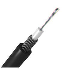 Cabeus STW-9-01x08-ARM-SW-PE-OUT Кабель волоконно-оптический 9/125 одномодовый, 8 волокна, loose tube, бронированный стальными проволоками, для внешней прокладки, в грунт (-40C ~ +70), PE, черный