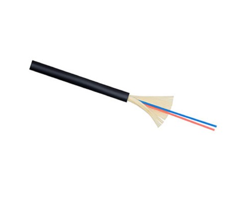 [Cabeus Кабель волоконно-оптический] Cabeus TB-A-9-02T-E-K-LSZH-IN/OUT-40 Кабель волоконно-оптический 9/125 одномодовый, 2 волокна, плотное буферное покрытие (tight buffer), внутренний/внешний, (-40C ~ +60), LSZH, черный, (F90020208B)