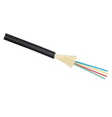 Cabeus TB-A-4-08T-E-K-LSZH-IN/OUT-40 Кабель волоконно-оптический 50/125 (OM3) многомодовый, 8 волокна, плотное буферное покрытие (tight buffer), внутренний/внешний, (-40C ~ +60), LSZH, черный, 1 м