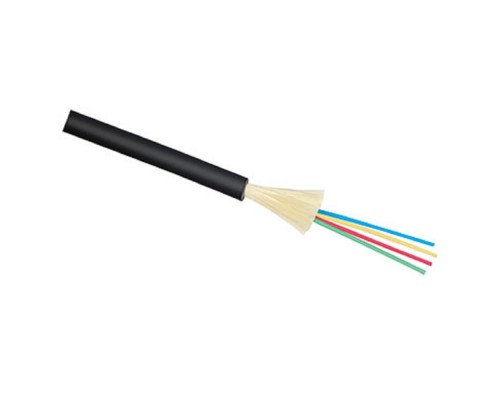 [Cabeus Кабель волоконно-оптический] Cabeus TB-A-4-24T-E-K-LSZH-IN/OUT-40 Кабель волоконно-оптический 50/125 (OM3) многомодовый, 24 волокна, плотное буферное покрытие (tight buffer), внутренний/внешний, (-40C ~ +60), LSZH, черный