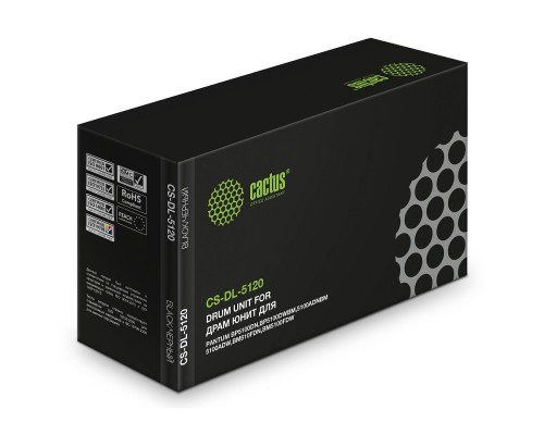 [расходные материалы] Блок фотобарабана Cactus CS-DL-5120 DL-5120/DL-5120P черный ч/б:30000стр. для BM5100ADN/BM5100ADW/BM5100FDN/BM5100FDW/BP5100DN/BP5100DW Pantum