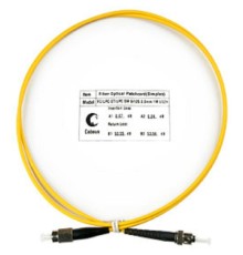 Cabeus FOP(s)-9-FC-ST-1m Шнур оптический simplex FC-ST 9/125 sm 1м LSZH