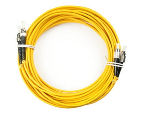 [Cabeus Патч-корды волоконно-оптические, пигтейлы] Cabeus FOP(d)-9-FC-ST-10m Шнур оптический duplex FC-ST 9/125 sm 10м LSZH