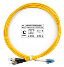 Cabeus FOP(d)-9-LC-FC-2m Шнур оптический duplex LC-FC 9/125 sm 2м LSZH