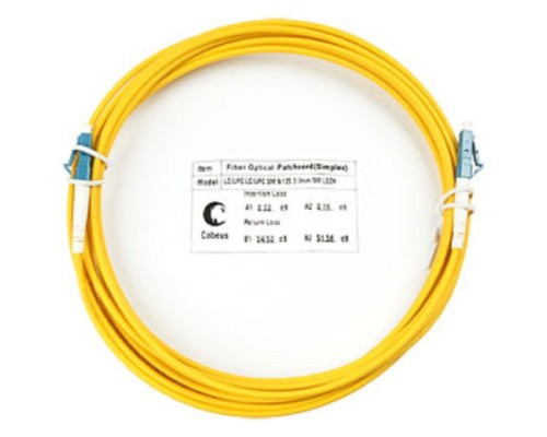 [Cabeus Патч-корды волоконно-оптические, пигтейлы] Cabeus FOP(s)-9-LC-LC-25m Шнур оптический simplex LC-LC 9/125 sm 25м LSZH