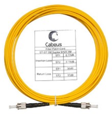 Cabeus FOP(s)-9-ST-ST-25m Шнур оптический simplex ST-ST 9/125 sm 25м LSZH