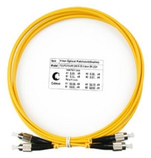 Cabeus FOP(d)-9-FC-FC-2m Шнур оптический duplex FC-FC 9/125 sm 2м LSZH