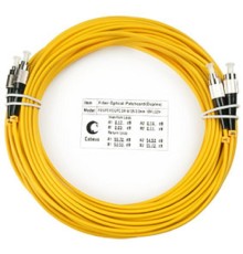 Cabeus FOP(d)-9-FC-FC-15m Шнур оптический duplex FC-FC 9/125 sm 15м LSZH