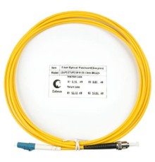 Cabeus FOP(s)-9-LC-ST-3m Шнур оптический simplex LC-ST 9/125 sm 3м LSZH