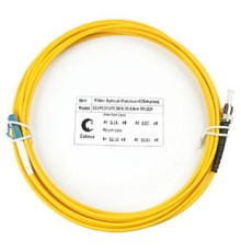 Cabeus FOP(s)-9-LC-ST-15m Шнур оптический simplex LC-ST 9/125 sm 15м LSZH