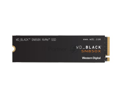 Накопитель SSD WD 1Tb Black SN850X, M.2(22x80mm), NVMe, PCIe 4.0 x4, 3D TLC, R/W 7300/6300MB/s, IOPs 800 000/1 100 000, TBW 600, DWPD 0.3 (12 мес.) Накопитель SSD WD 1Tb Black SN850X, M.2(22x80mm), NVMe, PCIe 4.0 x4, 3D TLC, R/W 7300/6300MB/s, IOPs 800 000/1 100 000, TBW 600, DWPD 0.3 (12 мес.)