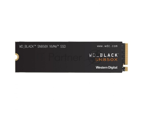 Накопитель SSD WD 1Tb Black SN850X, M.2(22x80mm), NVMe, PCIe 4.0 x4, 3D TLC, R/W 7300/6300MB/s, IOPs 800 000/1 100 000, TBW 600, DWPD 0.3 (12 мес.) Накопитель SSD WD 1Tb Black SN850X, M.2(22x80mm), NVMe, PCIe 4.0 x4, 3D TLC, R/W 7300/6300MB/s, IOPs 800 000/1 100 000, TBW 600, DWPD 0.3 (12 мес.)
