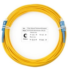Cabeus FOP(s)-9-SC-SC-20m Шнур оптический simplex SC-SC 9/125 sm 20м LSZH