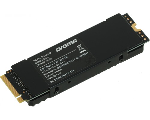 Накопитель SSD Digma PCI-E 4.0 x4 2Tb DGST4002TG33T Top G3 M.2 2280
