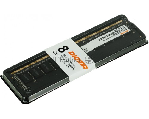 Оперативная память Digma 8Gb DDR4 2666MHz DGMAD42666008S RTL PC4-21300 CL19 DIMM 288-pin 1.2В single rank