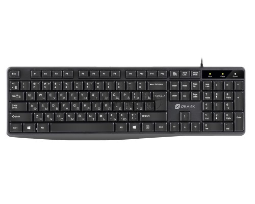 Клавиатура Оклик/Oklick 145M черный USB Multimedia