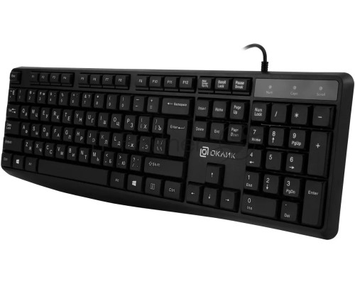 Клавиатура Оклик/Oklick 145M черный USB Multimedia