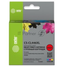 Картридж струйный Cactus CS-CL446XL многоцветный (15мл) для Canon Pixma MG2440/2540/2940