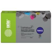 Картридж струйный Cactus CS-EPT693200 T6932 голубой (350мл) для Epson SureColor SC-T3000/T3070/T3200/T5000/5200