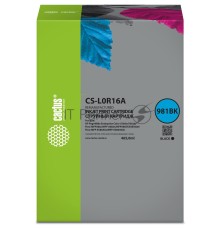 Картридж струйный Cactus CS-L0R16A 981Y черный (465мл) для HP PageWide Enterprise Color 556dn/556xh/Flow MFP586z