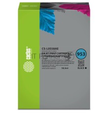 Картридж струйный Cactus CS-L0S58AE 953 черный (30мл) для HP OJ 7720 Pro/7730/7740/8210