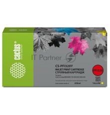 Картридж струйный Cactus CS-PFI320Y желтый (300мл) для Canon imagePROGRAF TM-200/TM-200 MFP L24ei/TM-205/TM-300