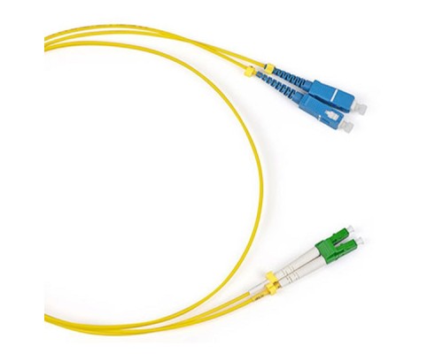 [Cabeus Патч-корды волоконно-оптические, пигтейлы] Cabeus FOP(d)-9-LC/APC-SC/UPC-25m Шнур оптический duplex LC/APC-SC/UPC 9/125 sm 25м LSZH