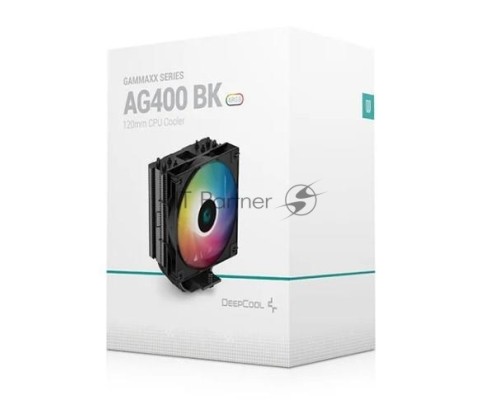 Кулер Deepcool AG400 BK ARGB IntelLGA1700/1200/1151/1150/1155, AMD AM5/AM4
