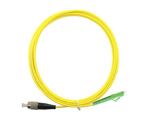 [Cabeus Патч-корды волоконно-оптические, пигтейлы] Cabeus FOP(s)-9-LC/APC-FC/UPC-2m Шнур оптический simplex LC/APC-FC/UPC 9/125 sm 2м LSZH