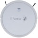Робот-пылесос Polaris IQ Home PVCR 4105 серебристый, 25 Вт, 2600 мАч Li-Ion, уборка влажная/сухая, пылесборник контейнер 0.4 л