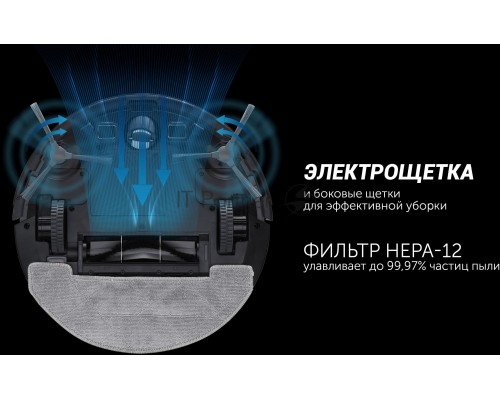 Робот-пылесос Polaris IQ Home PVCR 4105 25Вт черный