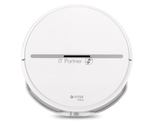 Робот-пылесос Vitek VT-1807 белый, 2200 мАч Li-Ion, уборка сухая/влажная, пылесборник контейнер 0.45 л