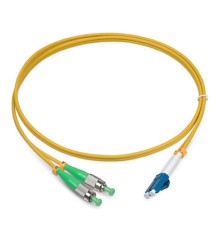 Cabeus FOP(d)-9-FC/APC-LC/UPC-1m Шнур оптический duplex FC/APC-LC/UPC 9/125 sm 1м LSZH