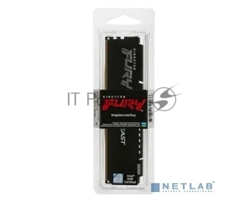 Оперативная память Kingston 8Gb DDR5 5200Mhz DIMM PC41600, FURY Beast Black CL40 (KF552C40BB-8) (retail)