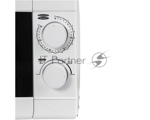 Микроволновая печь Nordfrost MWS-2070 W белый, 20 л, 700 Вт, переключатели - поворотный механизм