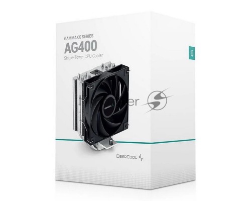 Кулер DEEPCOOL AG400 220W Intel LGA1700/1200/1151/1150/1155, for AMD- AM5/AM4 (727590) (R-AG400-BKNNMN-G-1) {18}