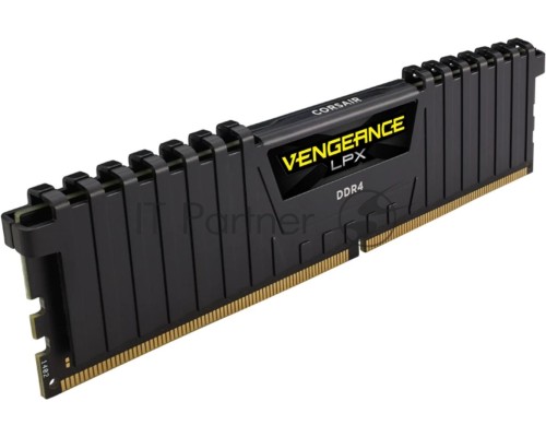 Оперативная память Corsair DDR4, 3200MHz 32GB 2x16GB Dimm, Unbuffered, Dual Rank, 16-20-20-38, XMP 2.0, Vengeance LPX black Heatspreader, Black PCB, 1.35V