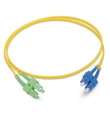 Cabeus FOP(d)-9-SC/APC-SC/UPC-5m Шнур оптический duplex SC/APC-SC/UPC 9/125 sm 5м LSZH