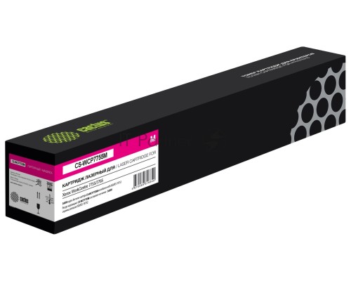 Картридж лазерный Cactus CS-WCP7755M 006R1405 пурпурный (34000стр.) для Xerox WC7755/7765/77752
