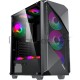 Компьютерный корпус GameMax [REVOLT] ATX,Черн,USB3.0,Зак.стекло,1*120мм вент+контроллер без БП [MFG.3606]