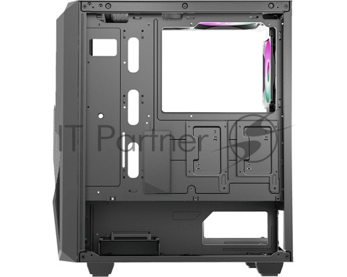 Компьютерный корпус GameMax [REVOLT] ATX,Черн,USB3.0,Зак.стекло,1*120мм вент+контроллер без БП [MFG.3606]