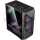 Компьютерный корпус GameMax [REVOLT] ATX,Черн,USB3.0,Зак.стекло,1*120мм вент+контроллер без БП [MFG.3606]