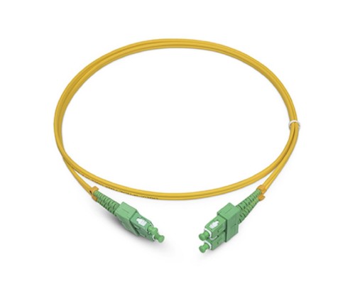 [Cabeus Патч-корды волоконно-оптические, пигтейлы] Cabeus FOP(d)-9-SC/APC-SC/APC-5m Шнур оптический duplex SC/APC-SC/APC 9/125 sm 5м LSZH