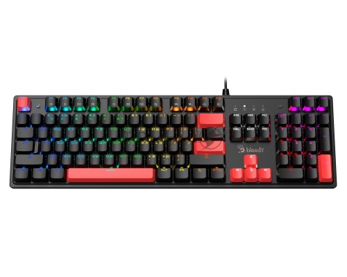 Клавиатура A4Tech Bloody S510N механическая черный/красный
