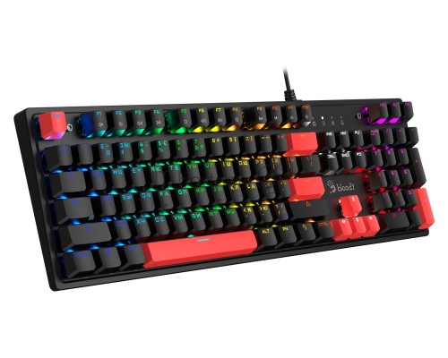 Клавиатура A4Tech Bloody S510N механическая черный/красный