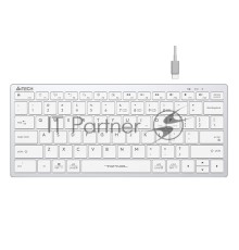 Клавиатура A4Tech Fstyler FBX51C белый USB беспроводная BT/Radio slim Multimedia