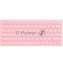 Клавиатура A4Tech Fstyler FBX51C розовый USB беспроводная BT/Radio slim Multimedia