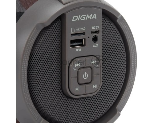 Колонка портативная Digma D-PS1520 камуфляж/камуфляж 16W 1.0 BT 10м 1500mAh (SP1520C)